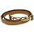 LOUIS VUITTON Schulterriemen Leder 35.8"" Beige LV Auth 76424