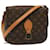 LOUIS VUITTON Monogram Saint Cloud GM bolsa de ombro M51242 LV Auth ep4330 Monograma Lona  ref.1413577