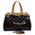 LOUIS VUITTON Monograma Vernis Brea PM Bolsa de mão Amarante M91622 Autenticação de LV 75936 Bordeaux Couro envernizado  ref.1413589