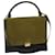 Céline CELINE Trapeze Hand Bag Suede Leather 2way Black Khaki Auth 76216  ref.1413596