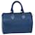 Louis Vuitton Epi Speedy 25 Handtasche Toledo Blau M43015 LV Auth 76071 Leder  ref.1413651