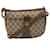 GUCCI GG Supreme Web Sherry Line Sac à bandoulière PVC Beige 89 02 032 auth 76696  ref.1413658