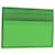 BURBERRY Porte-cartes Cuir Vert Auth 76202  ref.1413662