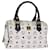 MCM Vicetos Logogram Sac à main PVC Blanc Auth 74691  ref.1413664