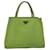 PRADA Sac à Main Nylon Vert Auth 76574  ref.1413667