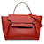 Céline Bolso satchel mini con cinturón Celine rojo Roja Cuero  ref.1413698