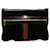 Black Gucci Ophidia Suede Clutch Bag Leather  ref.1413704