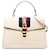 Bolsa Gucci Sylvie Web Branca Branco Couro  ref.1413734