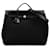 Black Hermès Toile Herbag MM Satchel Leather  ref.1413743