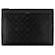 Black Louis Vuitton Monogram Shadow Discovery Pochette Clutch Bag Leather  ref.1413750