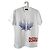 T-shirt Dsquared2 en jersey de coton imprimé blanc bleu Multicolore