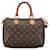 Louis Vuitton PVC Cuero Speedy 25 bolso de mano M41528 en muy buen estado Castaño Plástico  ref.1413817