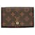 Carteira bifold Monogram Louis Vuitton M61730 em couro PVC marrom em muito bom estado Lona  ref.1413819