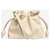 Loewe Clutch Flamenco creme em couro de bezerro napa Cru  ref.1413859