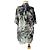 Autre Marque Top de seda negro Multicolor