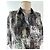 Autre Marque Top de seda negro Multicolor - vista 4