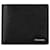 Prada Black Saffiano Bifold Wallet Schwarz Leder  ref.1413914