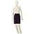 Max Mara Max Studio Schwarzer Stretch Minirock mit Rückenschlitz Größe M