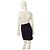 Max Mara Max Studio Schwarzer Stretch Minirock mit Rückenschlitz Größe M - Ansicht 2