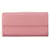 Bottega Veneta Intrecciato Leather Long Wallet Pink in Very Good Condition  ref.1414073