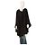 Autre Marque Murek fashion Schwarze Relaxed Cape Strickjacke