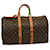 Louis Vuitton Monograma Keepall 45 Boston Bag M41428 Autenticação de LV 75201 Lona  ref.1414172