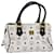 MCM Vicetos Logogram Mini Boston Bag Boston Bag PVC Leather White Auth 76549  ref.1414176