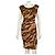 Diane Von Furstenberg DvF Jamilla Seidenkleid Braun Cognac Karamell - Ansicht 5