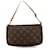 Bolsa de ombro Louis Vuitton Monogram Pochette Accessoires Marrom Couro  ref.1414383