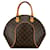 Brown Louis Vuitton Monogram Ellipse MM Handbag Leather  ref.1414398