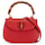 Bolsa noturna de bambu em couro de bezerro vermelho Gucci  ref.1414405