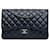 Blue Chanel Jumbo Classic Lambskin lined Flap Shoulder Bag Leather  ref.1414466