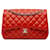 Orange Chanel Jumbo Classic Lambskin Double Flap Shoulder Bag Leather  ref.1414479