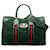 Bolsa de viagem verde Gucci Suede Neo Vintage Web Couro  ref.1414483