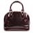 Bolso Louis Vuitton Vernis Alma BB en Amarante M91678 Burdeos Cuero  ref.1414523