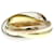 Cartier Trinity Dourado Ouro branco  ref.1414650