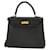 Hermès Hermes Kelly 25 Preto Couro  ref.1414840