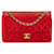 Classique Chanel Timeless Cuir Rouge  ref.1414916