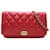 Boy chanel Cuir Rouge  ref.1414926