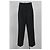 Céline Pantaloni Margaret a pieghe foderati Celine in lana nera Nero - vista 5