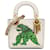 Dior White Limited Edition Niki De Saint Phalle Mini Dragon Calfskin Lady Dior Leather Pony-style calfskin  ref.1415271