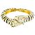 Pulsera de puño de doble cabeza de tigre de esmalte de KENNETH JAY LANE - vista 2
