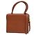 Borsa Gianfranco Ferré in pelle marrone - vista 2
