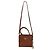 Borsa Gianfranco Ferré in pelle marrone - vista 6