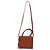 Borsa Gianfranco Ferré in pelle marrone - vista 7