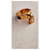 Hermès Kelly scarf ring gold metal black border Golden  - view 2