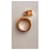 Hermès Kelly scarf ring gold metal black border Golden  - view 4