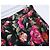 Falda plisada estampada de rosas de Dolce & Gabbana Negro Roja - vista 3