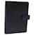 LOUIS VUITTON Epi Agenda MM Funda para planificador de día Negro R20042 LV Auth 76441 Cuero  ref.1415411