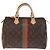LOUIS VUITTON Monogramm My LV Heritage Speedy 30 Handtasche Rot Grün LV Auth 76750 - Ansicht 2